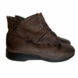 Arcopedico size 35/5 brown‎ leather ankle boots